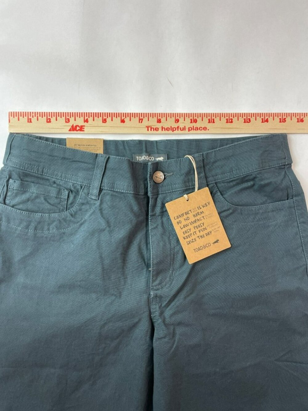 Toad & Co Adventure Ready Khaki Pants Women's Sz 10 NWT - Picture 8 of 9
